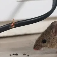 rodent chewing a wire