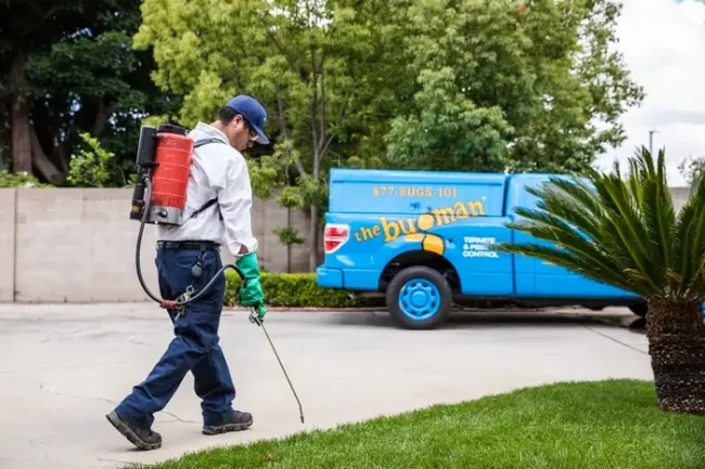 bugman exterminator spraying
