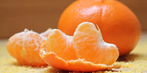 orange peeled